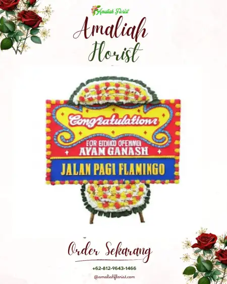 Sewa Papan Bunga Cemara Kulon